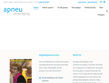 Tablet Screenshot of apneuvereniging.nl